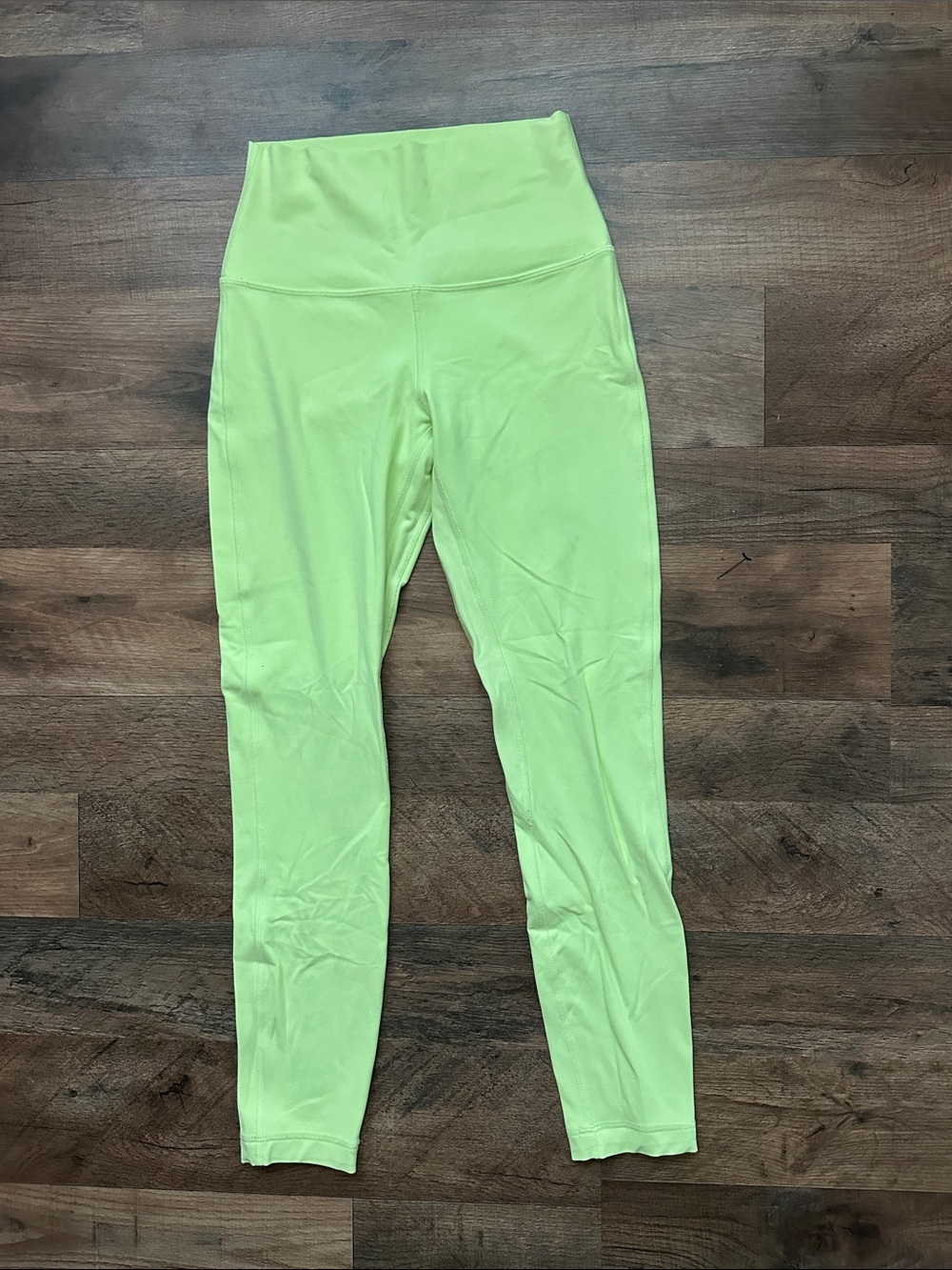 neon yellow lulu leggings